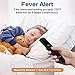 Infrared No-Touch Forehead Thermometer - Digital Thermometer with Professional Accuracy for Precise Fever Tracking, Thermometer for Adults, Babies and Kids (Batteries Not Included)