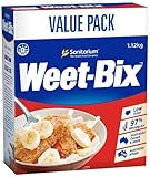 VALUE PACK - Weet-Bix 97% Whole Grain (1.12kg) By Sanitarium Health Food Company Australia. Low in...