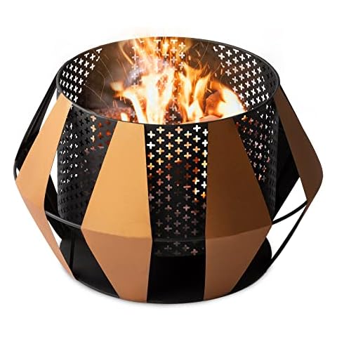 LIVIVO Sunburst Design Fire Pit Brazier Cover