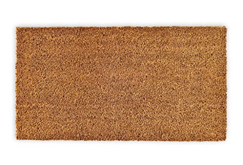 Felpudo de Coco Natural 40 x 70 cm | Felpudo Entrada para casa | Felpudo Antideslizante para Interior y Exterior | Alfombrilla de Coco (40 x 70 cm)