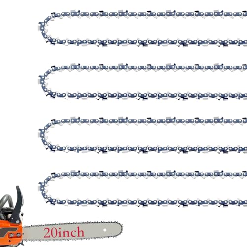 4 Packs 20 Inch Chainsaw Chain Fit Stihl .325' Pitch, 063' Gauge, 81 Drive Links 26RS-81, 26RM3-81 Fits Stihl (PRE 2023 .063' Gauge) MS291, MS290, MS271 Farm Boss, MS261, Oregon V81, L81