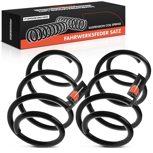Frankberg 2x Coil Springs Front Suspension Compatible with TT 8J3 1.8L 2.0L Coupe 2006-2014 TT 8J9 1.8L-2.0L Convertible 2007-2014 Replace# 8J0411105AP