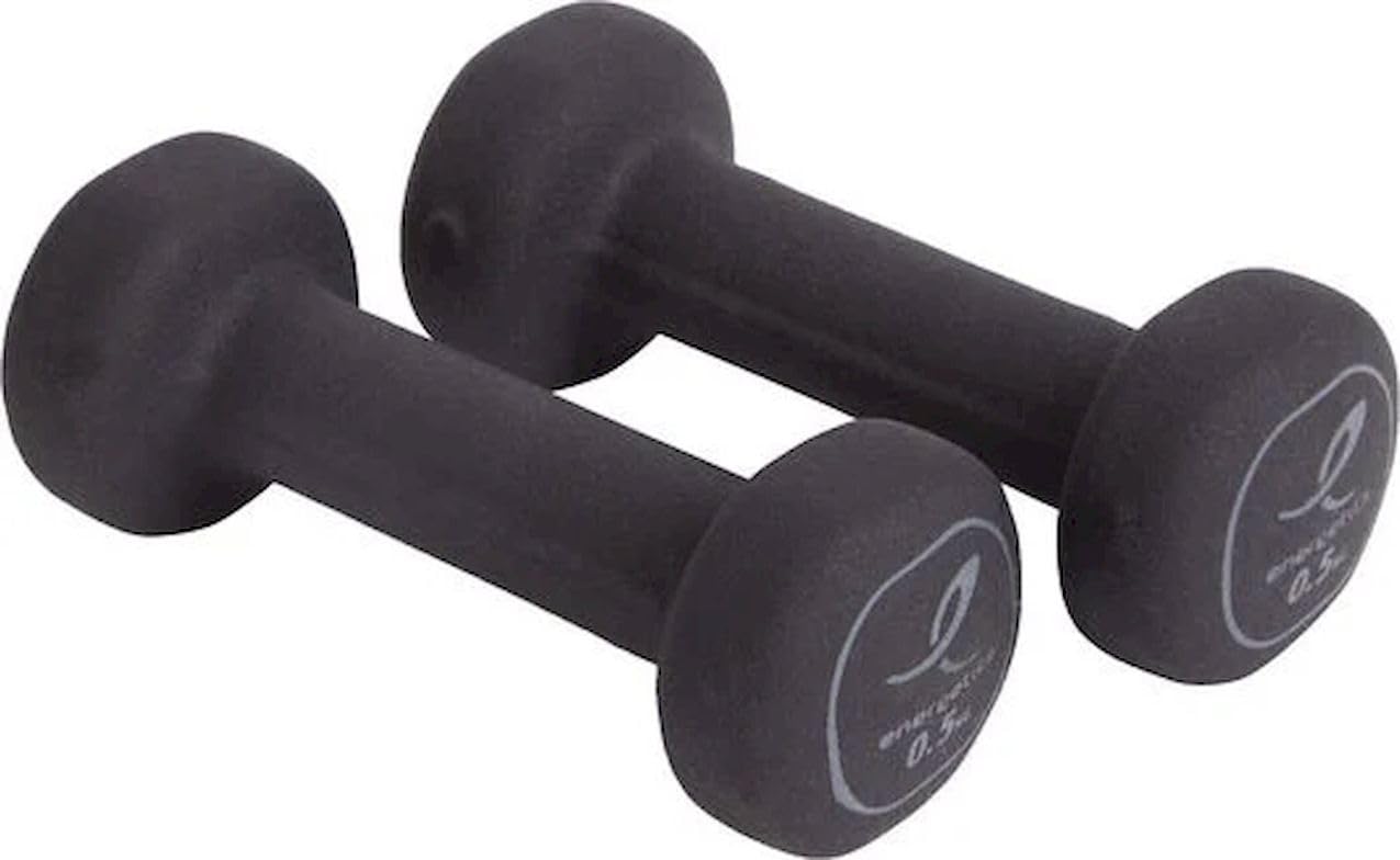 Energetics Dumbbell Neoprene Dumb. Pairs, Black/Grey Dark, 2X5,0