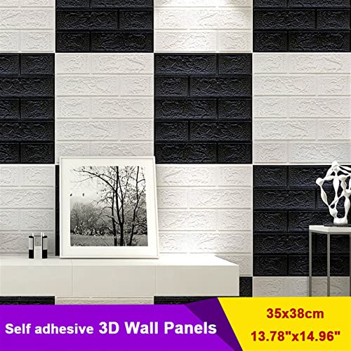 Panneaux muraux 3D décoration intérieure papier peint brique 3D