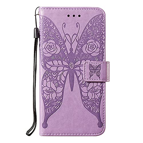 eprodeallsaperecommen - Funda de piel con tapa magnética para Huawei Y5P (color: morado)