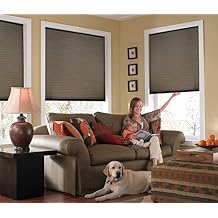 Custom Cordless Cellular Shades, Light Filtering, 24W x 72H, Espresso Sizes 21 to 72 Wide