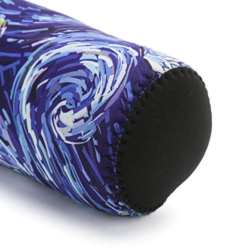 Image of RICHEN Neoprene Water Bottle Carrier Bag with Adjustable Shoulder Strap,Insulated Water Bottle Cover for Stainless Steel /Glass /Plastic Bottles