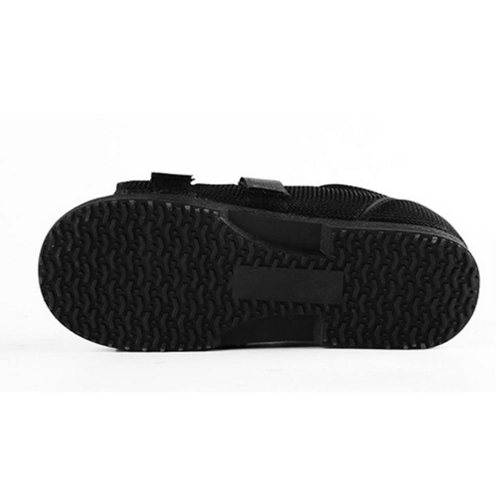 TILEZE Zapatos de yeso para fractura de tobillo Zapatos fijos quirúrgicos con puntera en valgo para el cuidado de la salud (Negro L30 * W11CM)