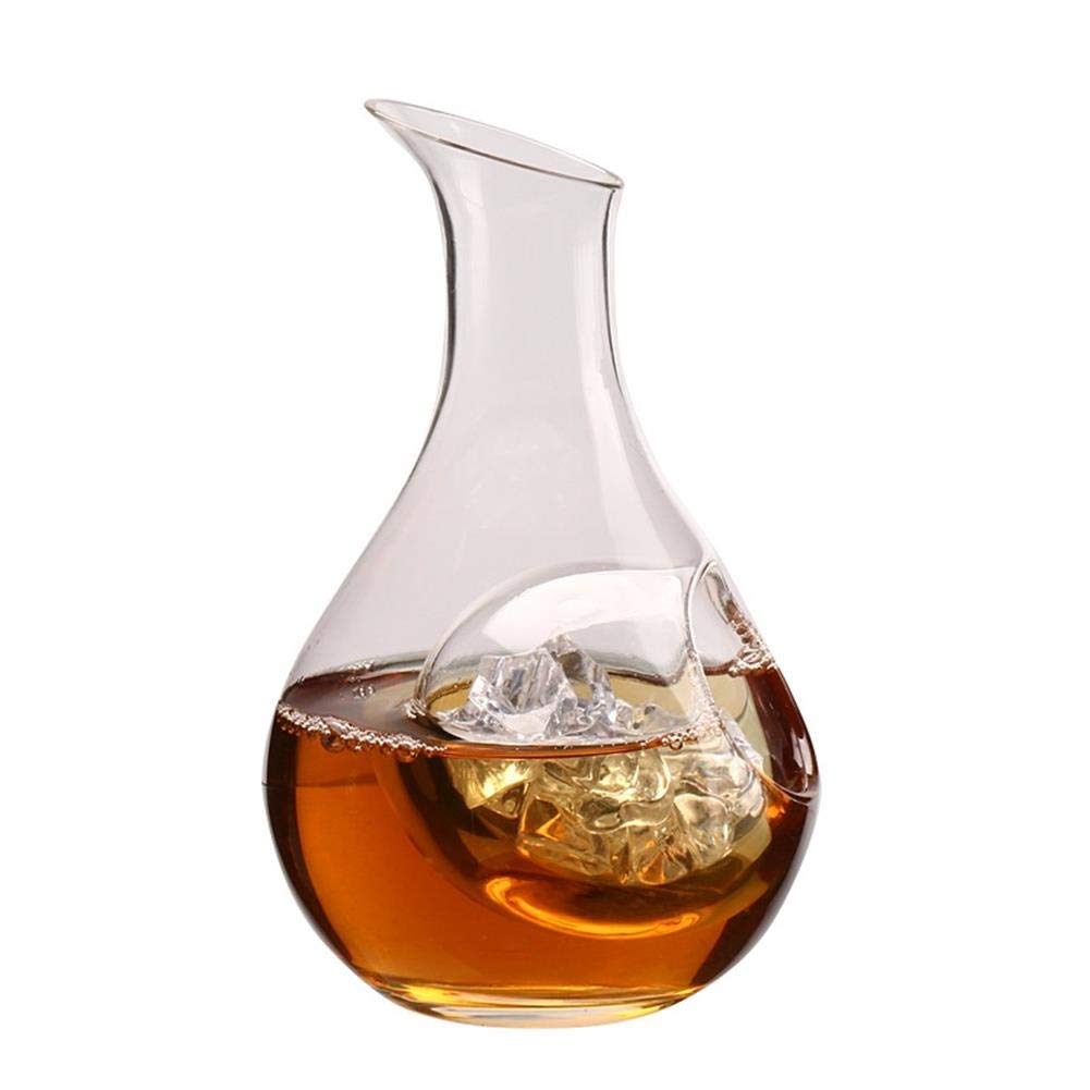 Karafka do whisky i zestaw kieliszków karafka do wina wysokiej klasy spersonalizowana, bezołowiowa szklana szybka karafka karafka domowa nalewacz nadaje się dla rodziny restauracji na przyjęcie bar prezenty wiele karafek do wina Aerato