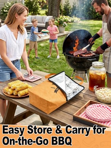 Manta reutilizable para BBQ para descansar carne de 21" miniatura 5