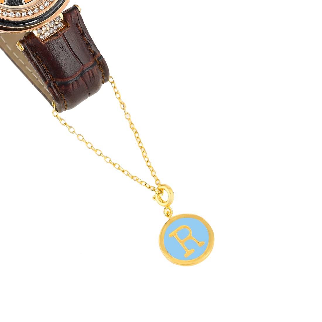 Alphabet R Enamel Charm