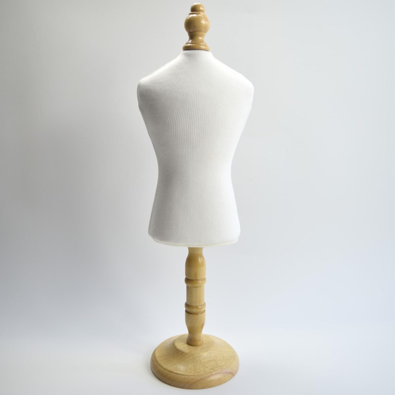 Generisch Schaufensterpuppe, Mini-Schneiderpuppe für Hunde und Katzen, abnehmbare Nähhilfe, Kleiner Holzsockel, ideal für Kleidervitrinen, Schaufensterdekoration, perfekt für Puppenkleidung