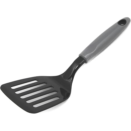 Chef Craft Select Nylon Short Turner/Spatula, 10.5 inch, Gray