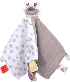 Toyvian Toalhas De Bebê Toalhas De Bebê Toalha De Bebê Urso Toalha Calmante Calmante Animal Chocalho Toalha Calmante Etiqueta Infantil Apaziguar