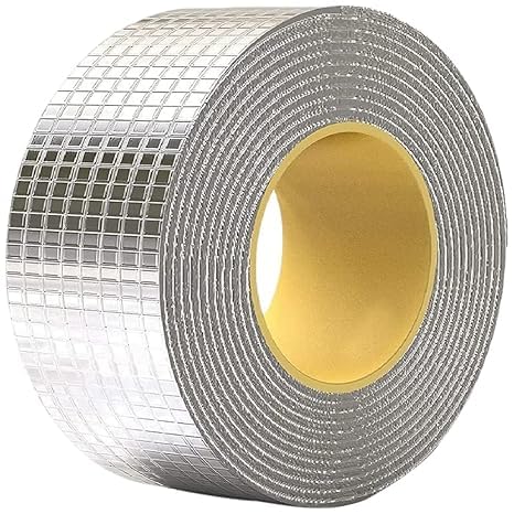 VANSHUP Waterproof Repair Tape for Pipe Leakage Roof Water Leakage Solution Aluminium Foil Tape Waterproof Adhesive Sealing Butyl Rubber Tape for Surface Crack (5cmx5m) (Silver) (B0D49QDBT1) Amazon Price History, Amazon Price Tracker