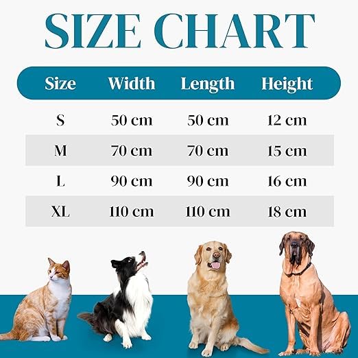 Image of ZEXSAZONE Summer Comfortable Durable Both Sides Usable & Washable Pet Bed | Cat Bed | Puppy Bed | Dog Bed | Medium Dog Bed for Cats & Puppies (Rainbow, Medium 70 x 70 x 15 cm)