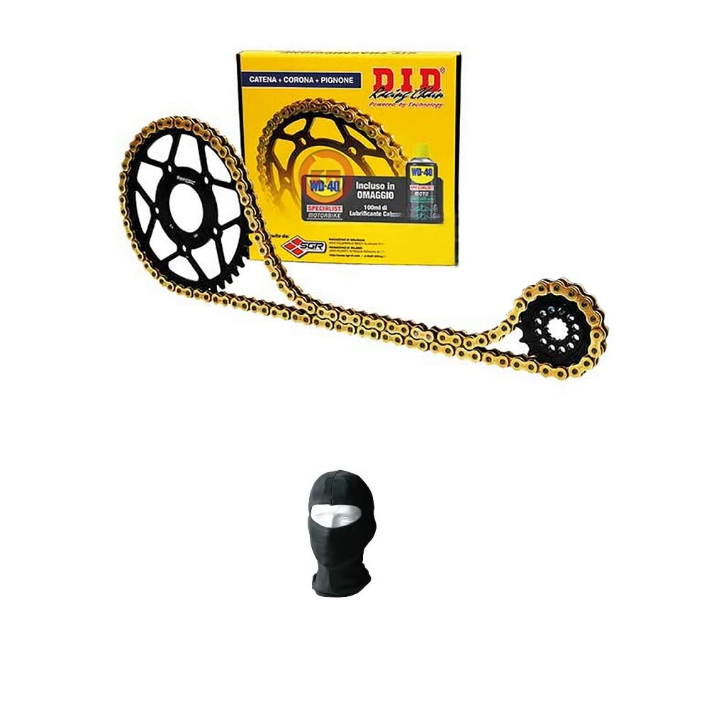 Compatible con Yamaha XT 350 1991-91 Kit TRANSMISION para Cadena Moto Did 520VX3 LUN 106 ESLABONES, PIÑON Acero P520-Z45, PIÑON P520-Z16 ESPECIFICO para Motos