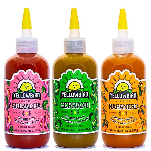 Organic Hot Sauce Variety Pack by Yellowbird Foods Hot Sauce Sampler