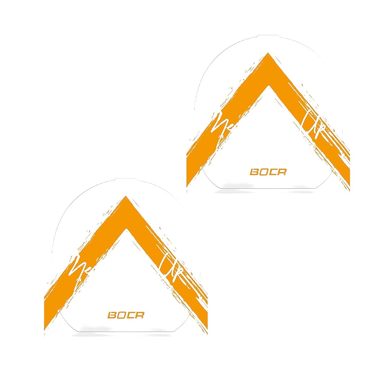 2 Pcs High-Performance Table Tennis Rubber Sheets - Anti-Static Protective Film with 17x17cm Adhesive Backing for Ping Pong Paddles, Transparent Durable Design for Enhanced Spin Control (Yellow)