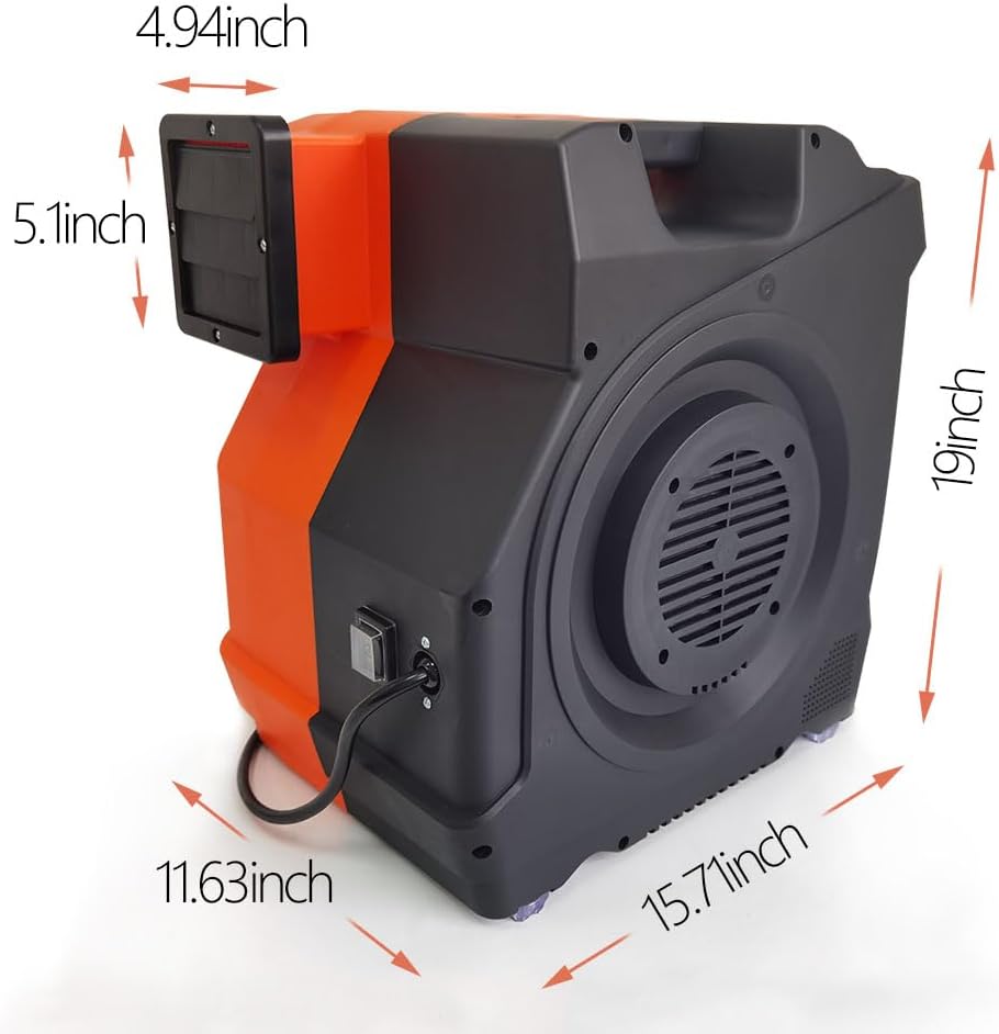 950w(1.25HP) Blower for Inflatable Bounce House, Commercial Electric Pump Fan for Inflatable Water Slides & Screen Movie, Quick Blow Up, Air Blower for Inflatables（UL Certification）