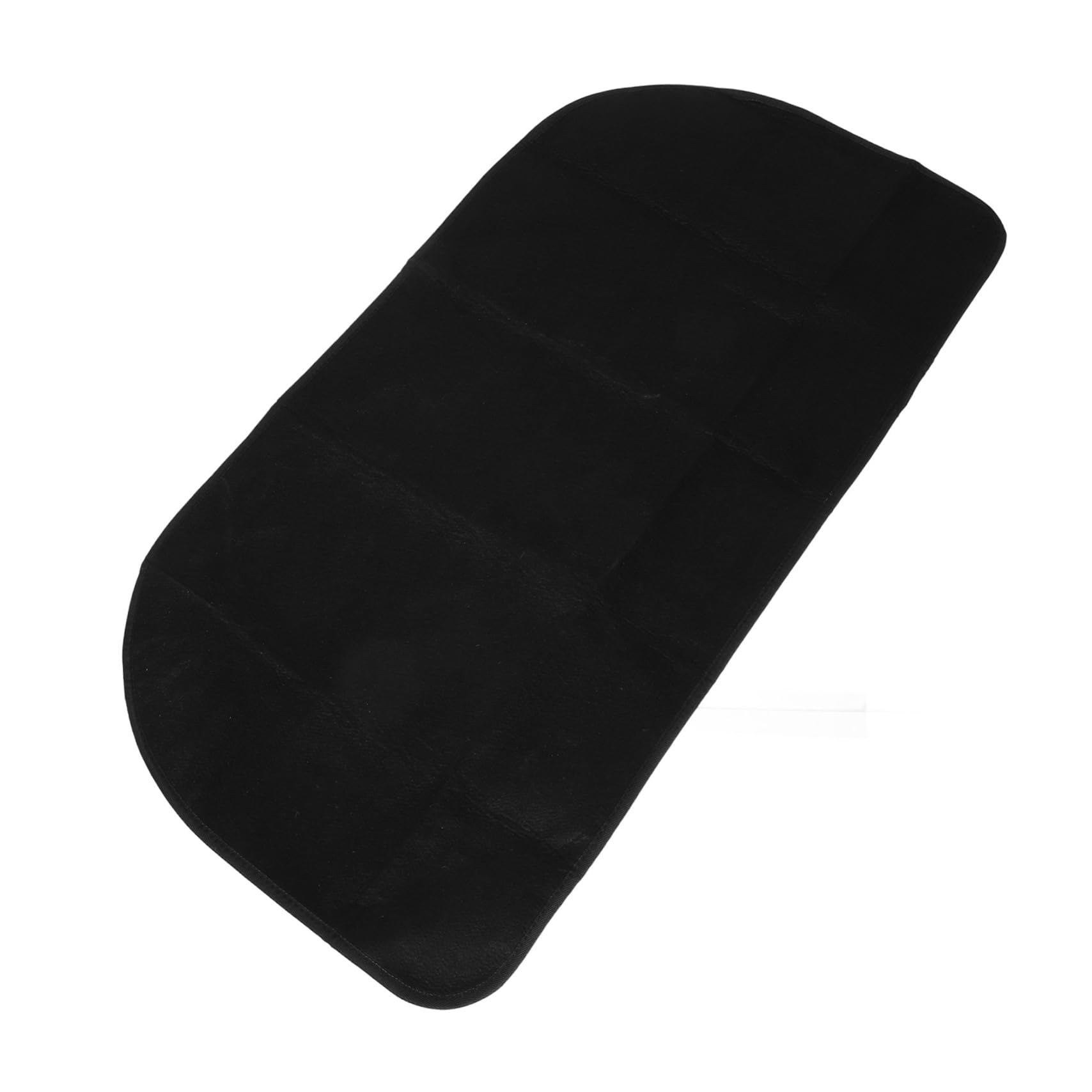 Tapis ignifuge haute température 102x50 cm pour poêle et barbecue noir