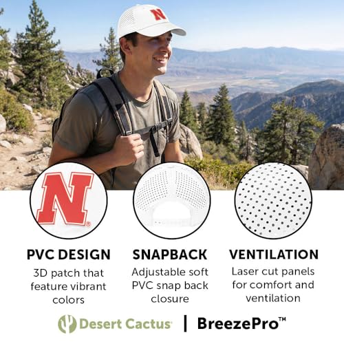 Desert Cactus Nebraska Snapback Hat miniatura 3