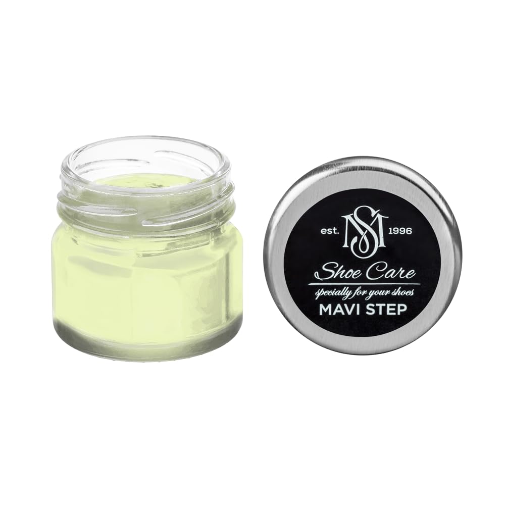 Crème daim et nubuck MAVI STEP : soin conditionneur et rénovateur vert olivine