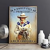 Photo Gallery curteny targa in metallo vintage in metallo con scritta "in the world full be a cow girl", poster da parete con cowgirl, angeli cowgirl, cappelli da cowboy per aloni, cavalli per ali, 20 x 30 cm Photo Gallery curteny targa in metallo vintage in metallo con scritta "in the world full be a cow girl", poster da parete con cowgirl, angeli cowgirl, cappelli da cowboy per aloni, cavalli per ali, 20 x 30 cm