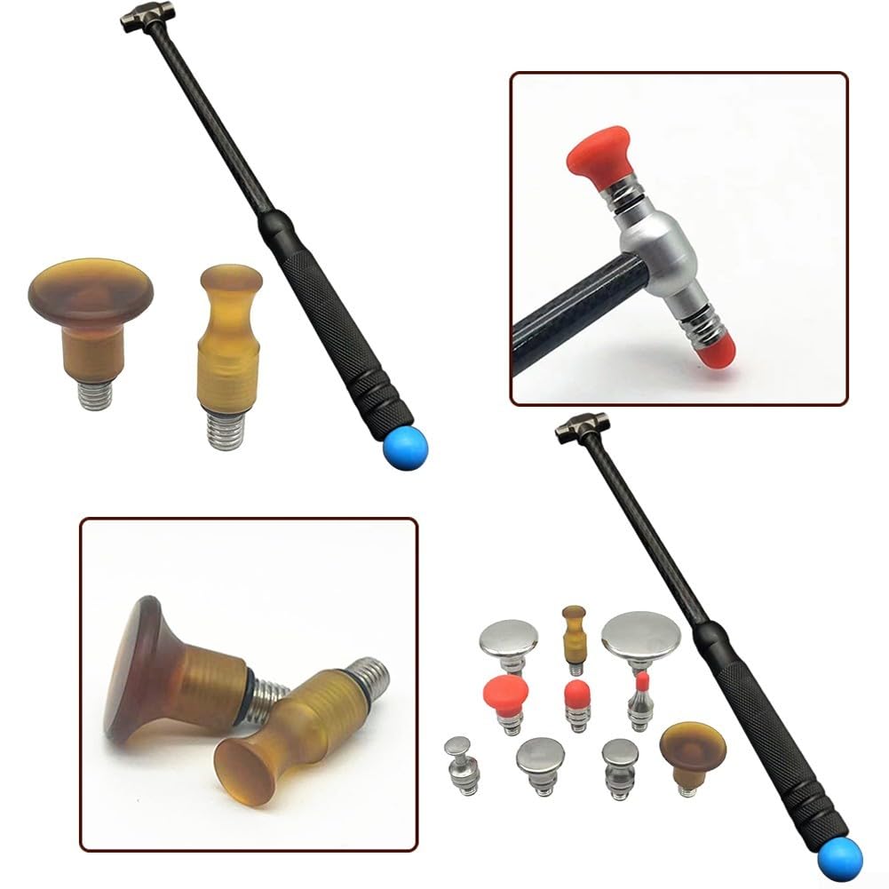 Kit Reparación Abolladuras Coche Sin Pintura para herramienta(11Pcs)