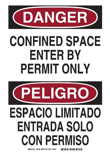 Panneau Danger Peligro Brady 38102 aluminium signalisation 35x25