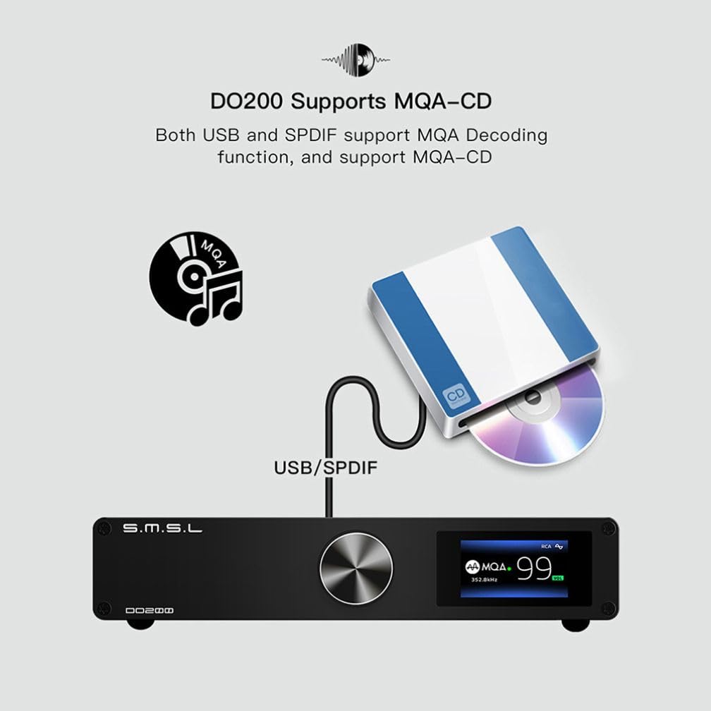 Amazon.co.jp: SMSL DO200 MQA DAC XU216 ES9068AS OPA1612 Amazon.co.jp: SMSL DO200 MQA DAC XU216 ES9068AS OPA1612