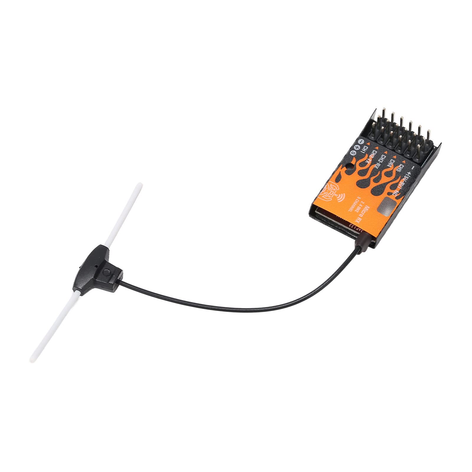 ExpressLRS MICRO Receiver, PWM Outputs 5 Channel Failsafe Function ELRS MICRO Receiver 2.4G for RC Helicopters for RC Boats