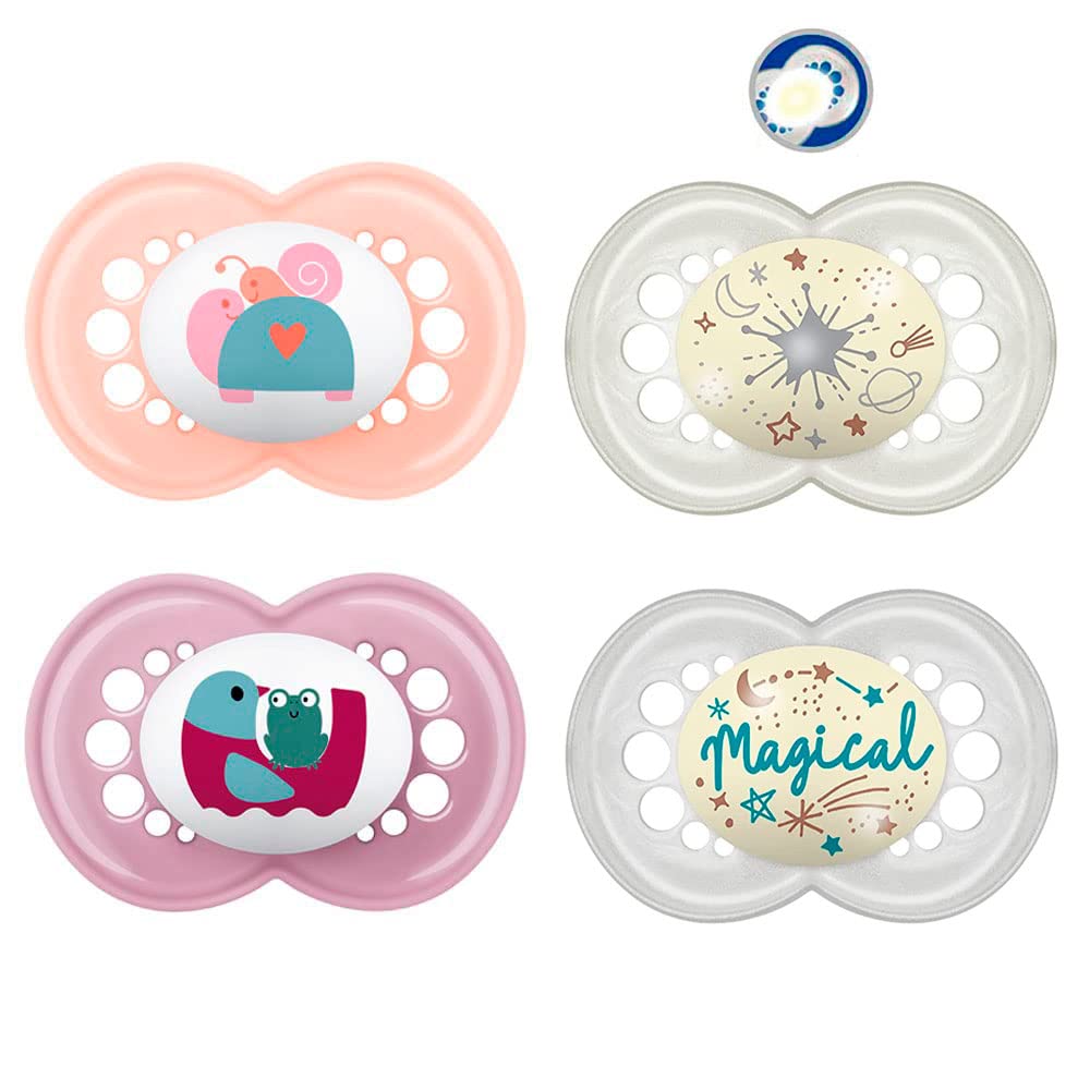 Ciucci MAM Day & Night Silicone - Set 3 Pezzi Per Neonati 6+ Mesi - SkinSoft™ Senza BPA - Foto 2