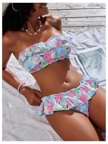 Bikini 2 pièces sans bretelles idéal pour le bronzage