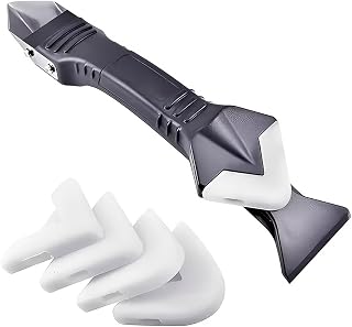 Scraper shovel with 5pcs Extra the Scraper Head,Multi-Purpose Scraping Tool for Glass Scraping, Tile Cleaning(HUCP-GJ-GJC)