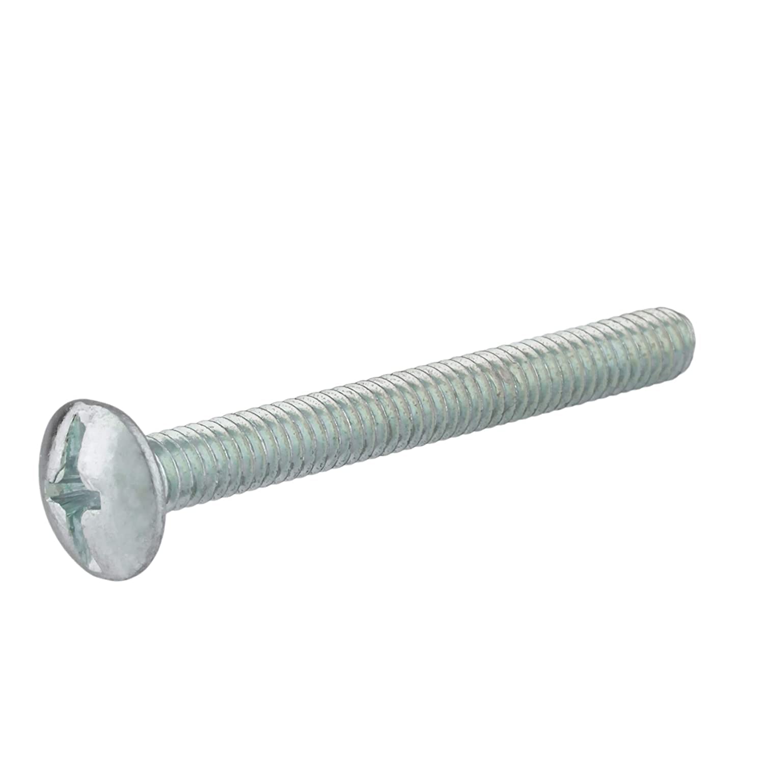#8-32 X 1 1/8" Zinc Truss Head Machine Screws | Pack of 25 | Cabinet Door Knob, Dresser Drawer Pull Mounting Screws | MS4-SZ