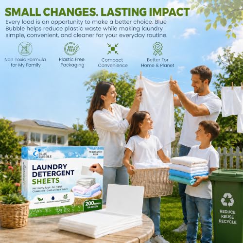Image of Laundry Detergent Sheet (Fragance Free) | Eco Friendly Laundry Detergent Sheets