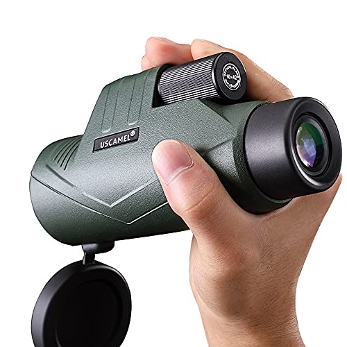 Hochauflösendes monokulares Stativ mit Stativ wasserdichtes Mobiltelefon Bergsteigen Vogel Jagd Konzert… – Bild 3