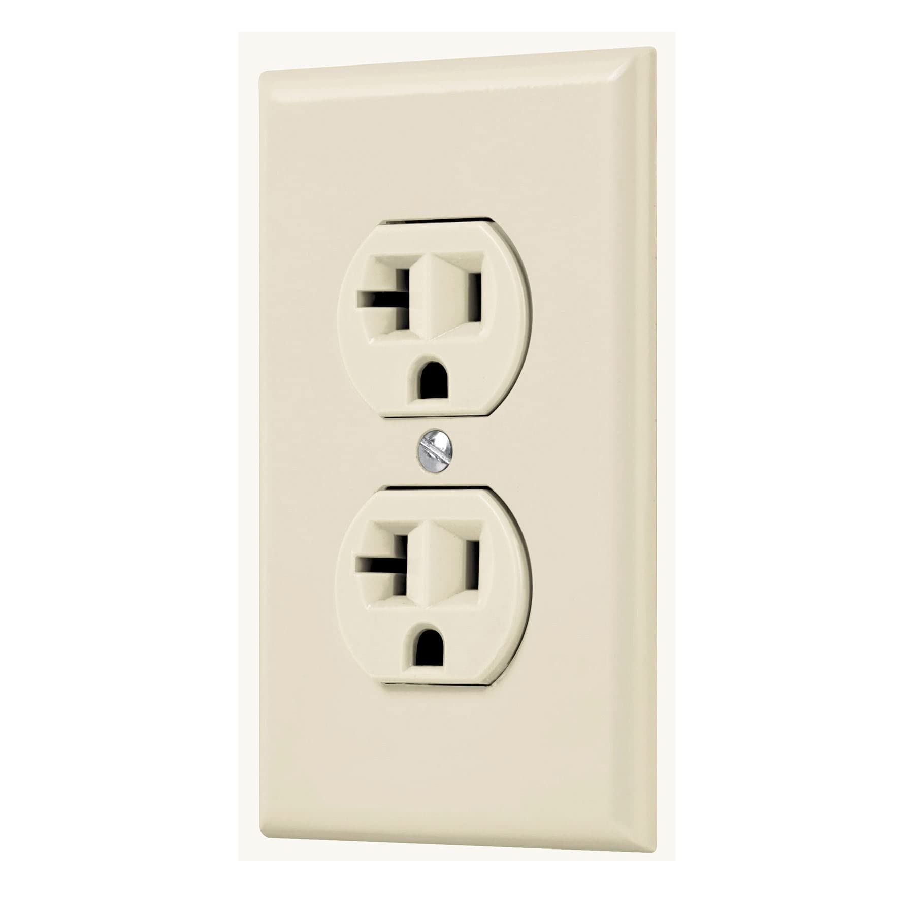 duplex board armed contact, 2-pole, line Standard, ivory