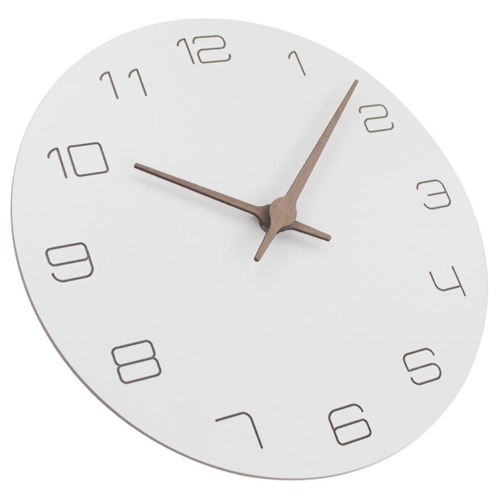 Horloge murale artistique Homoyoyo pour stopper le tic-tac et décorer avec simplicité