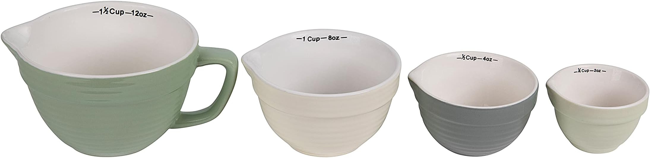 Creative CoOp Batter Bowl Shaped (Set of 4 Sizes