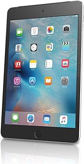 Apple iPad Mini 4, 128GB, Space Gray - WiFi (Renewed)