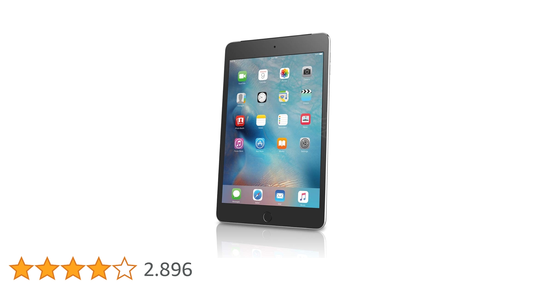 ipad mini4本体 128GB Apple iPad Mini 4, 128 GB, cinza espacial - WiFi (renovado