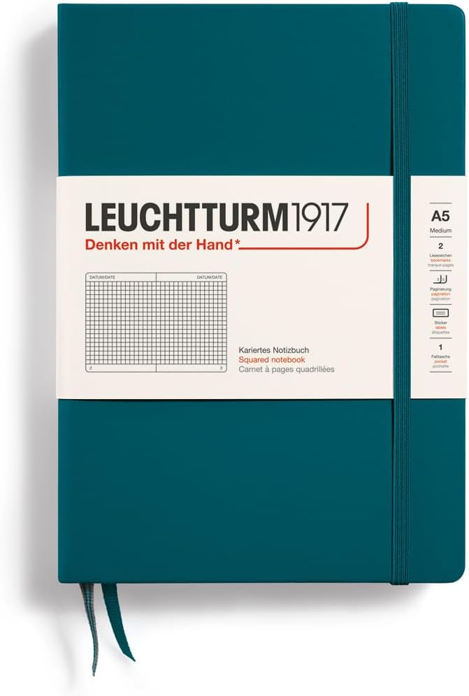 Moleskine Notizbuch Klassisch XL - Liniert Hardcover Myrtegrün 19x25cm