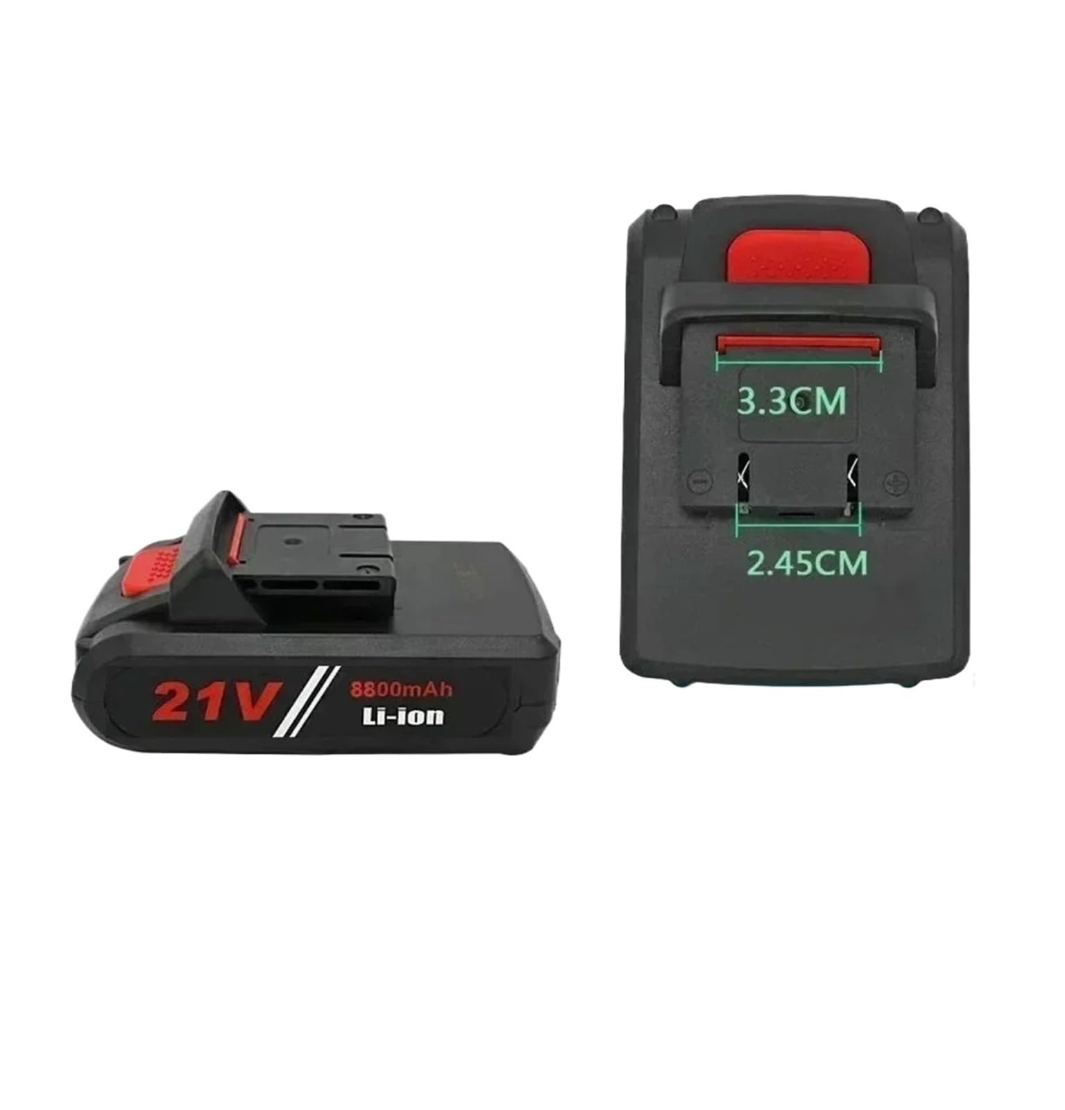 2025 Batería De Litio Recargable De 21V A/21V B 8800mah
