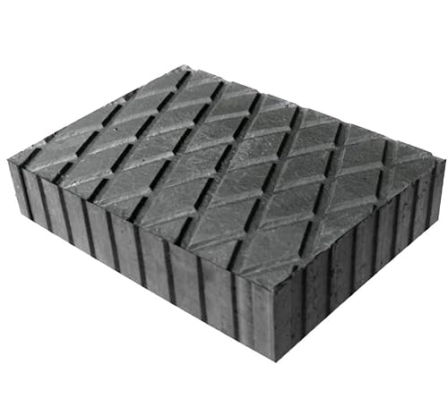 Wood Company Italy Kit de 4 tampons en caoutchouc H 30 mm pour pont élévateur. Dimensions 160 x 120 x 30 mm. Tampon en caoutchouc véritable Cover
