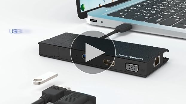 WAVLINK USB3.0フルHDミニドッキングステーション(2台) Amazon.co.jp: WAVLINK USB3.0フルHDミニドッキングステーション
