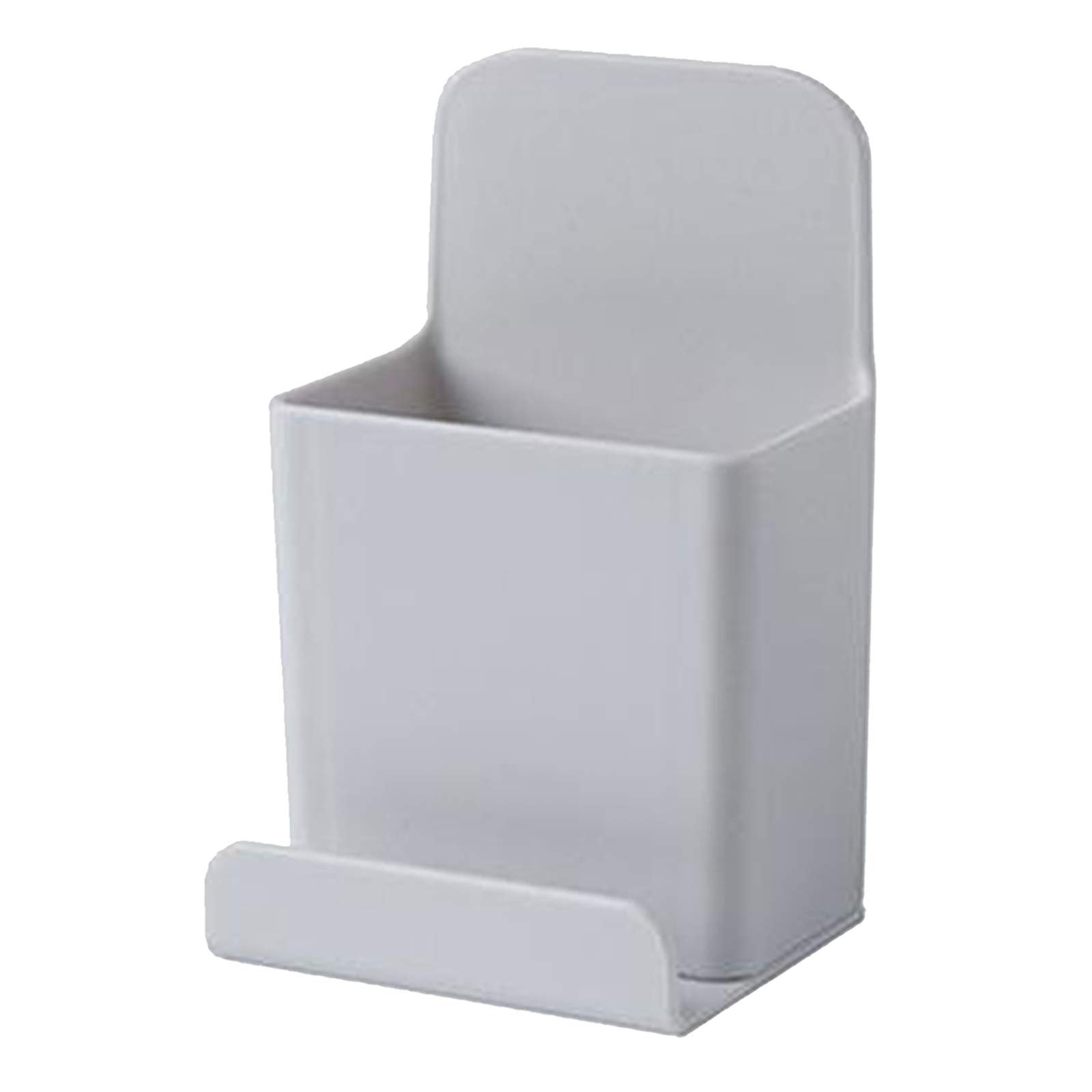 WOVEBIUS Remote Control Holder Wall Mount Phone Organizer Storage Box for Key Pen S,Gray