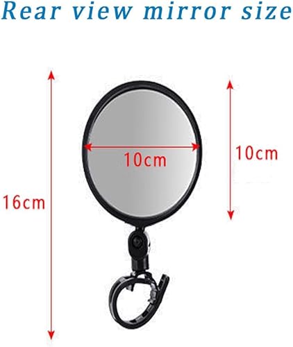 Miniatura 7 de QYMOTO Go Kart - Espejo retrovisor lateral para Coleman KT196, Trail Master, ajuste universal de 12 a 1.37 pulgadas de diámetro, 2 espejos convexos