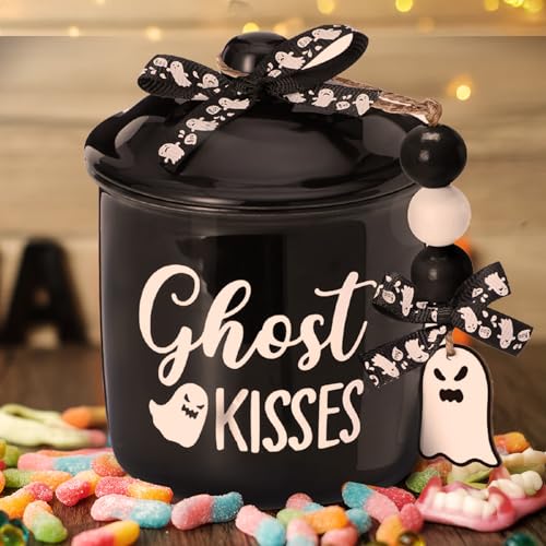 Nefelibata Halloween Candy Dish Ghost Mini Candy Bowl with Buffal...